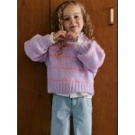 Pull loose fille violet