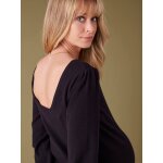 Pull maille fine dtails boutons dors envie de fraise noir