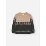 Pull en maille garon gris