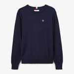 Pull maximus gar�on coton bleu fonc�