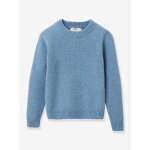 Pull merinos bleu clair
