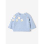 Pull naissance ouverture c�t� bleu ciel