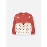 Pull - over fille tricoté animal orange Pull - over fille tricoté animal orange