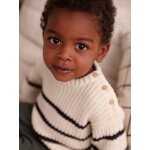 Pull en cte perle bb cru ray