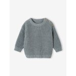 Pull en cte perle bb vert sauge