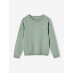 Pull personnalisable fille vert de gris Pull personnalisable fille vert de gris