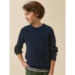 Pull point fantaisie gar�on marine