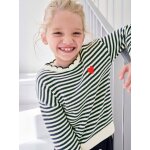 Pull rayé fille marine Pull rayé fille marine