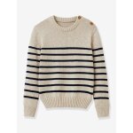 Pull ray� gar�on ray� bleu