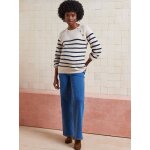 Pull style marinire grossesse et allaitement ouvertures raglan marine