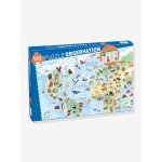 Puzzle 100 pièces les animaux du monde multicolore Puzzle 100 pièces les animaux du monde multicolore
