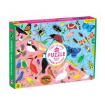 Puzzle 100 pi�ces - insectes et oiseaux multicolor