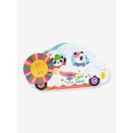 Puzzle 16 pi�ces voiture nuage multicolore