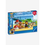 Puzzles 2x24 p - chiens hroques - pat'patrouille - ravensburger blanc