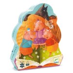 Puzzle les 3 petits cochons 24 pices multicolore