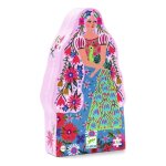 Puzzle 36 pièces la princesse et son paon multicolore Puzzle 36 pièces la princesse et son paon multicolore