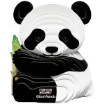 Puzzle 3d animal sauvage - panda g�ant black; white