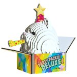 Puzzle 3d - chats - cottonball white