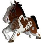 Puzzle 3d - cheval multicolor