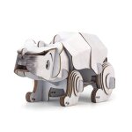 Puzzle 3d construction&son animaux marins - ours polaire multicolor