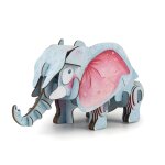 Puzzle 3d construction&son animaux sauvages - �l�phant d'afrique multicolor