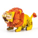 Puzzle 3d construction&son animaux sauvages - lion multicolor
