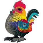 Puzzle 3d - coq multicolor