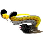 Puzzle 3d - oiseau lyre multicolor Puzzle 3d - oiseau lyre multicolor