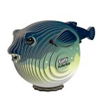Puzzle 3d - poisson - globe multicolor