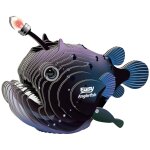 Puzzle 3d - poisson - lanterne multicolor