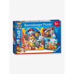 Puzzles 3x49 p - prts  secourir - pat'patrouille - ravensburger blanc