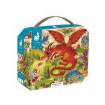 Puzzle 54 pi�ces le royaume des dragons - fabriqu� en france multicolore