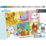 Puzzle mes animaux disney préférés 45 pcs blanc Puzzle mes animaux disney préférés 45 pcs blanc