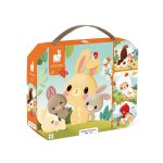 Puzzle animaux de la ferme, 6 � 16 pi�ces orange