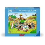 Puzzle ast�rix au village 500 pi�ces bleu