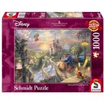 Puzzle la belle et la bte 1000 pcs rose
