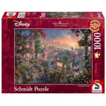 Puzzle la belle et le clochard 1000 pcs rouge