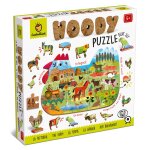 Puzzle en bois - la ferme 48 pi�ces multicolor