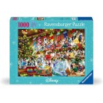 Puzzle boules � neige disney 1000 pcs bleu