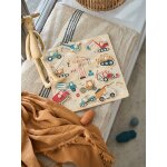Puzzle boutons chantier en bois fsc jaune