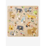 Puzzle bouton forêt en bois fsc® multicolore Puzzle bouton forêt en bois fsc® multicolore