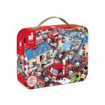 Puzzle d'bservation les pompiers 208 pièces multicolore Puzzle d'bservation les pompiers 208 pièces multicolore
