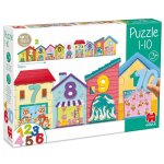 Puzzle chiffres de 1 � 10 blanc