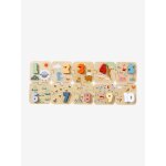 Puzzle des chiffres 2 en 1 en bois fsc vert