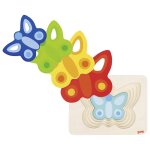 Puzzle � couches papillon 5 �l�ments multi - coloured