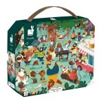 Puzzle la cousinade des ours 54 pcs vert