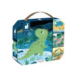 Puzzle dinosaures, 6 � 16 pi�ces multicolore