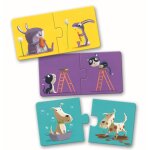 Puzzle duo contraire multicolore