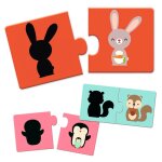 Puzzle duo ombres multicolore