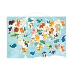 Puzzle �ducatif magn�tique les minikids multicolore